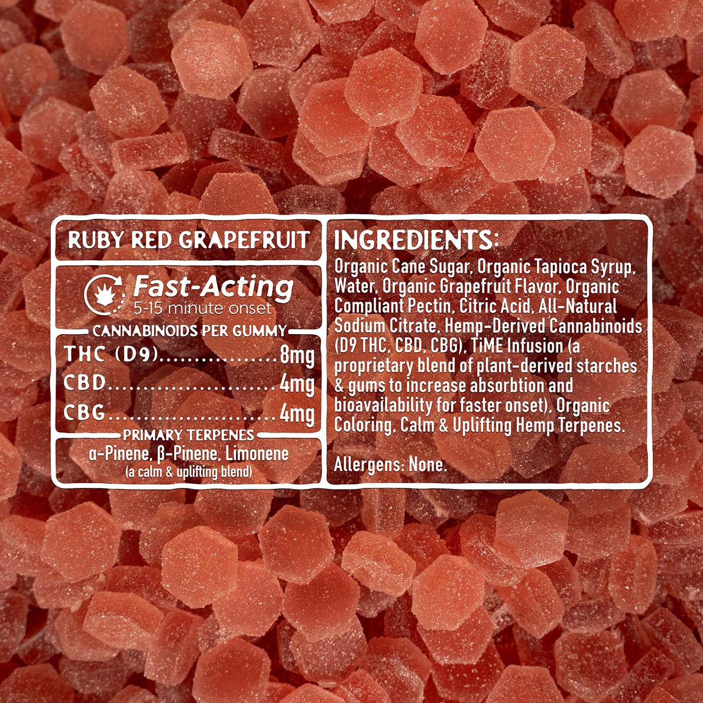 Grapefruit Gummies Case of (10) 10ct Bags