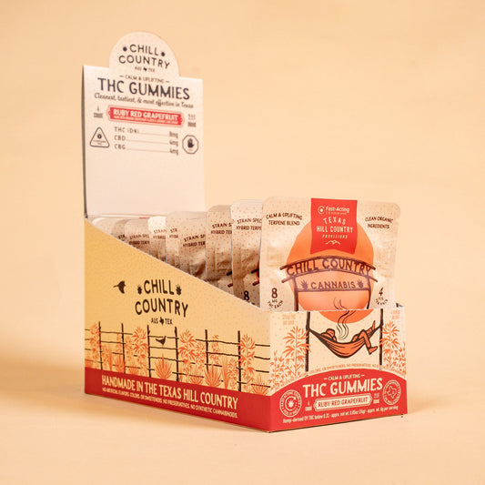 8mg Grapefruit Gummies - Case of (10) 4ct Bags