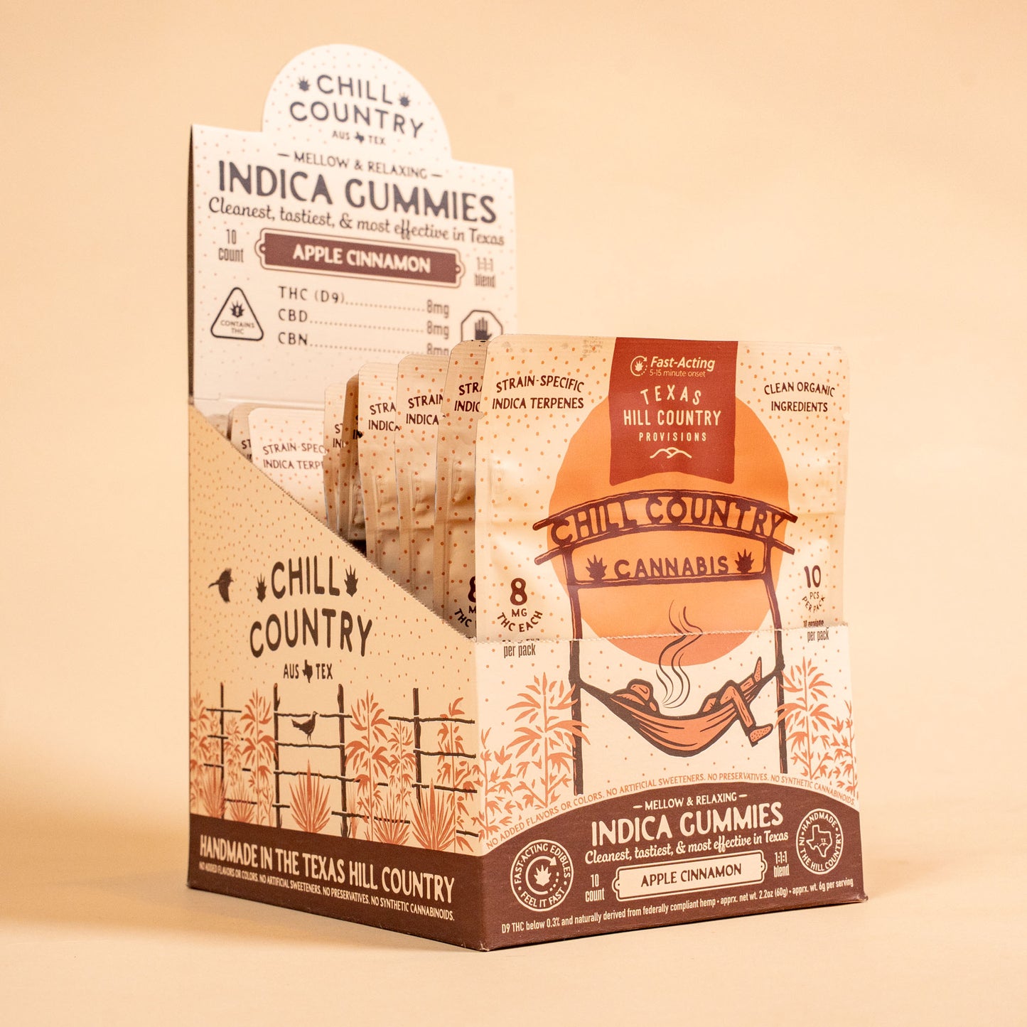 Apple Cinnamon Gummies Case of (10) 10ct Bags