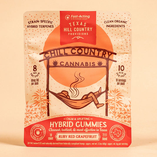 8mg Grapefruit Gummies - Case of (10) 10ct Bags