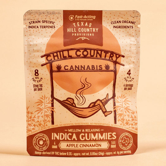 8mg Apple Cinnamon Gummies - Case of (10) 4ct Bags