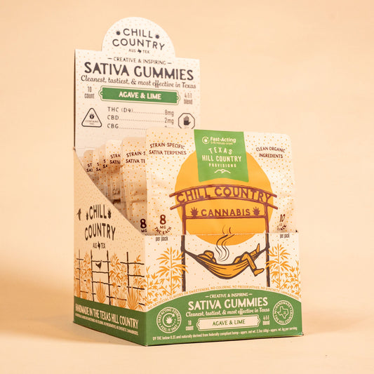 8mg Agave & Lime Gummies - Case of (10) 10ct Bags