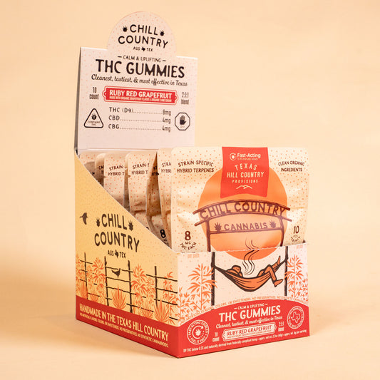 8mg Grapefruit Gummies - Case of (10) 10ct Bags